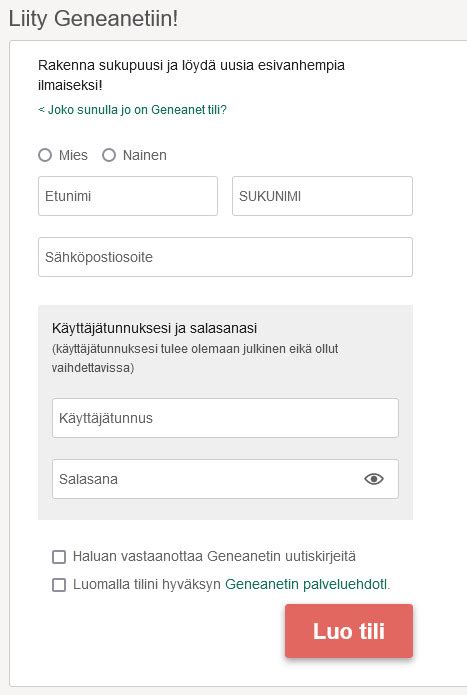 ruutu kirjaudu|Käyttäjätunnus ja tili .